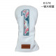 Lite彩花大數碼1號木桿套(白底)#K574 Lite彩花大數碼1號木桿套(白底)#K574